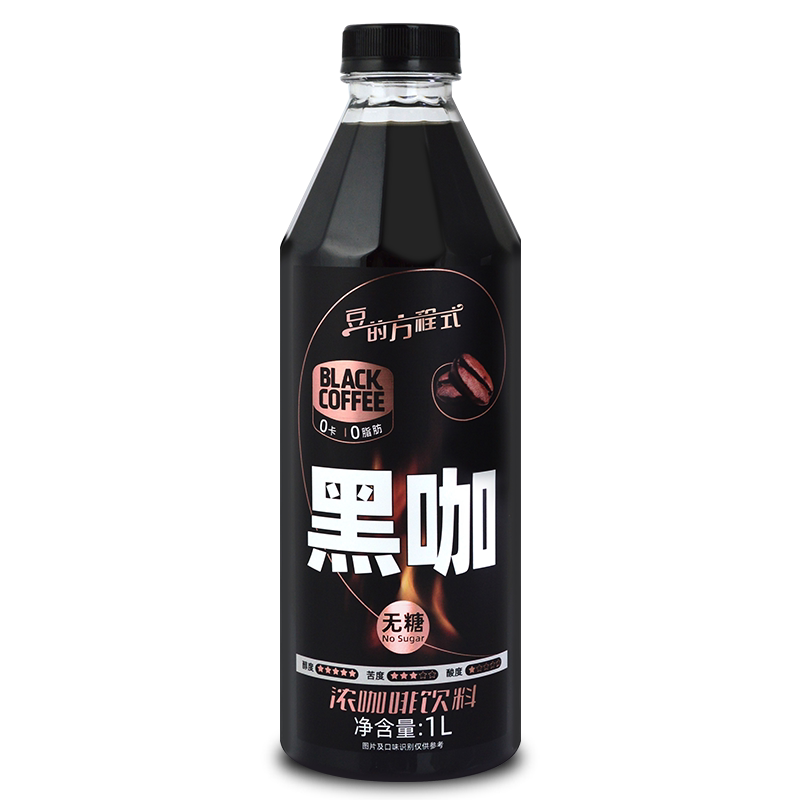 【即饮浓咖啡】豆的方程式黑咖0即饮咖啡