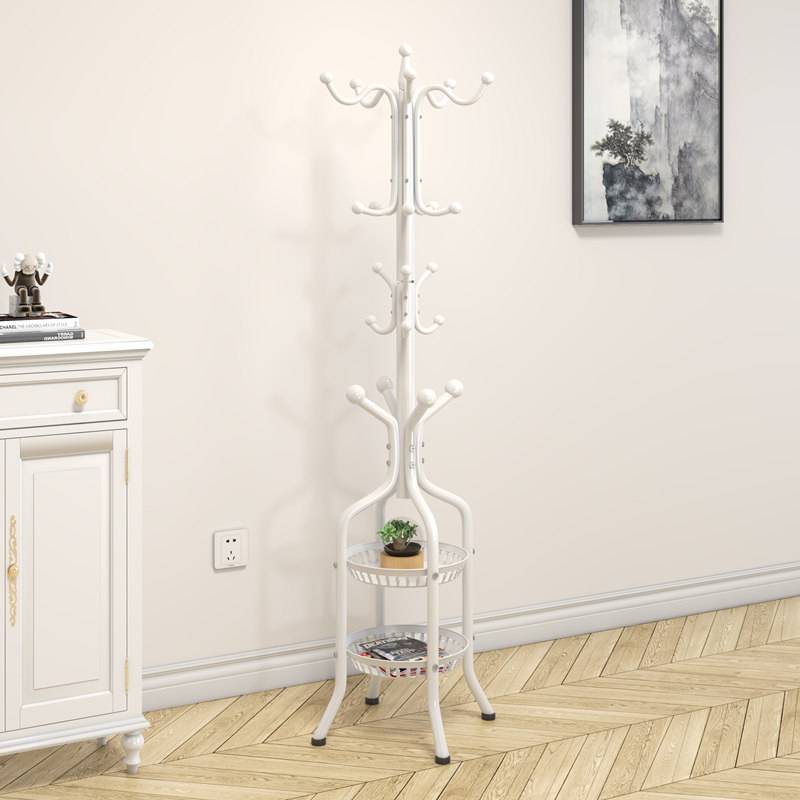 衣帽架落地卧室挂衣架简约现代立式网红挂包架子家用客厅衣服架子