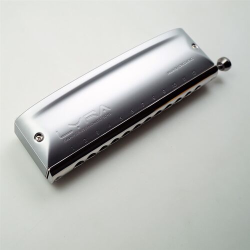 现货!天琴座半音阶口琴12孔LYRA金属J琴格新手成人初学入门练习