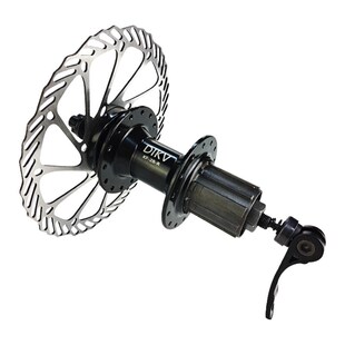 山地自行车d花鼓轴皮卡式旋式公路车前后轮轴碟刹V刹车通用快拆杆