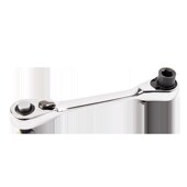 新款 迷你棘轮H扳手螺丝刀小飞双向快速扳 2合1棘轮套筒批头手柄