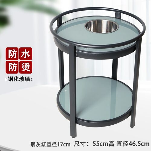 新款包邮麻将机带烟灰缸防水w防烫小茶几桌棋牌室茶楼茶水台茶水