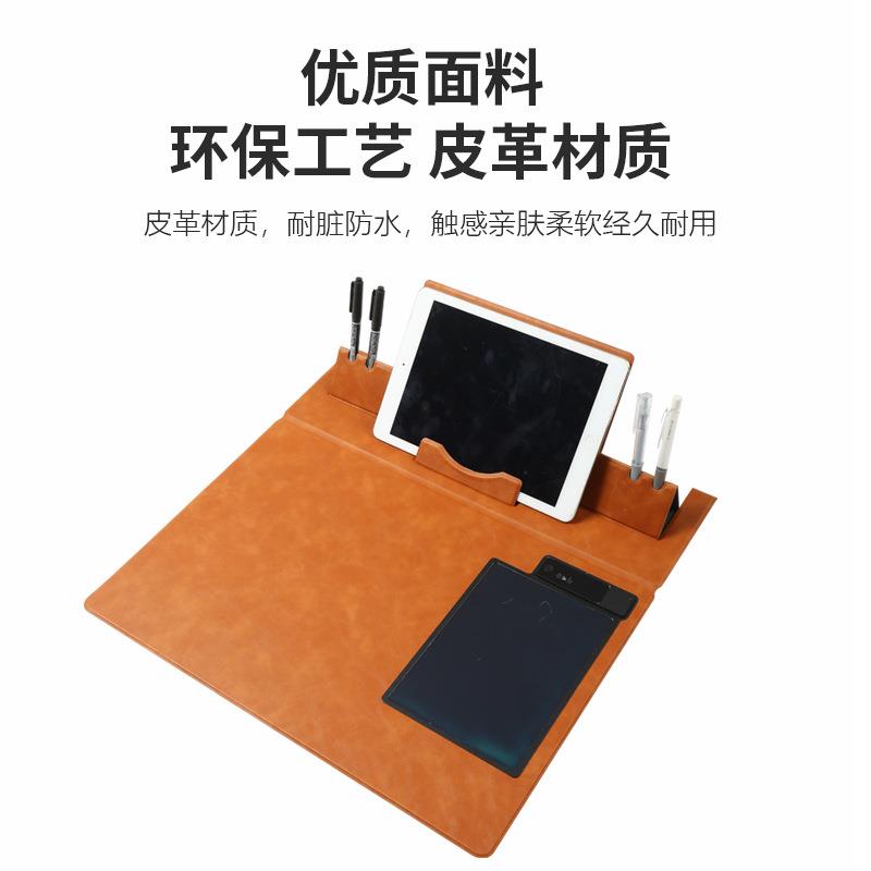 多功能儿童学习桌垫书架平板皮具折叠支架液晶写字绘画算数板笔筒