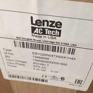 议 Lenze伦茨变频器ESV222N04TXB全新原装