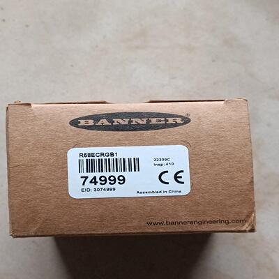 议~邦纳传感器R58ECRGB1实物图