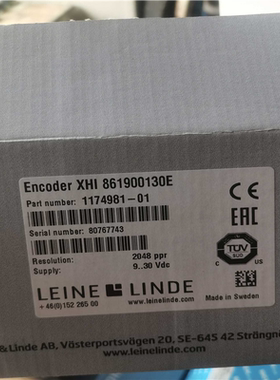 原装全新LEINE LINDE莱纳编码器XHI 861900130E-2048ppr议价~