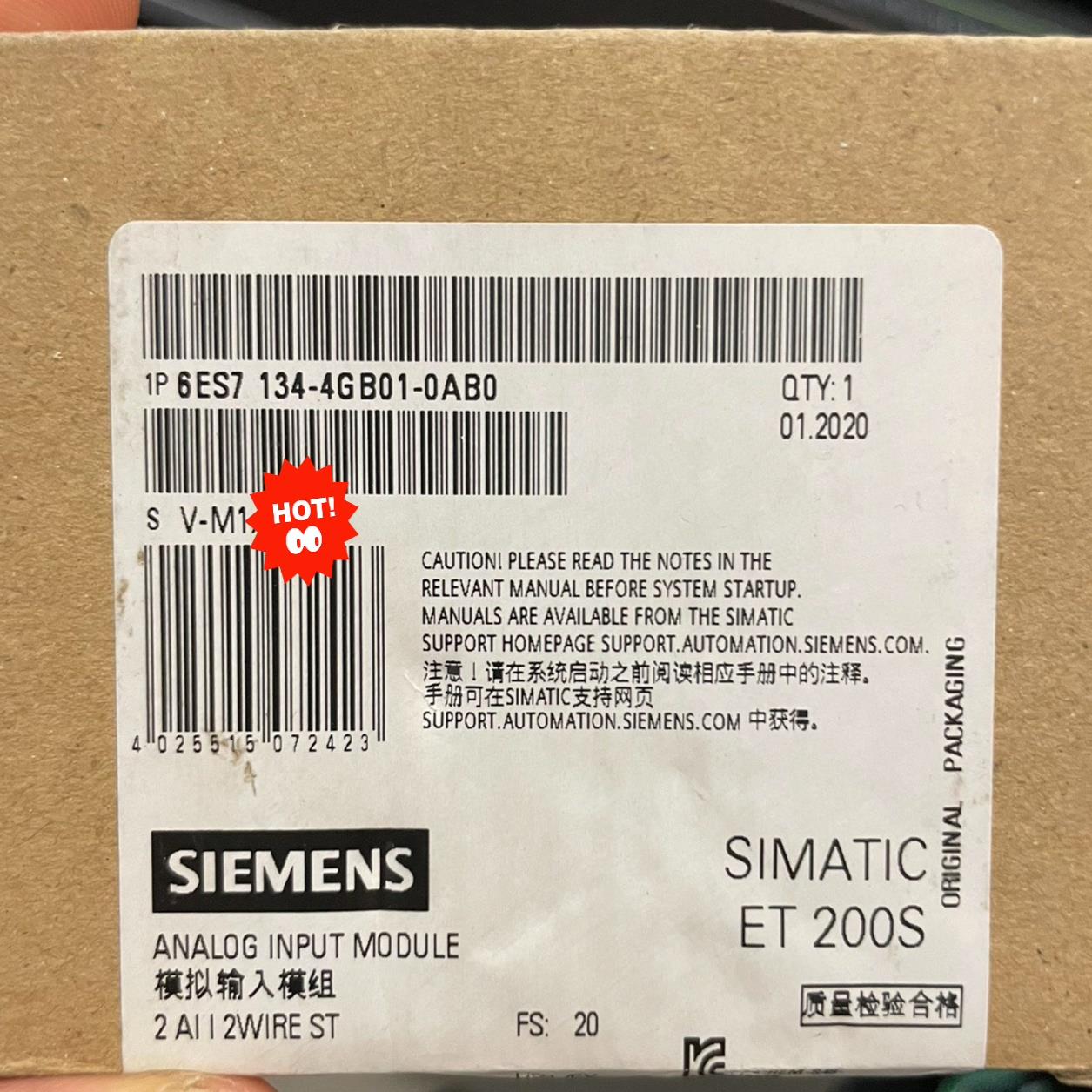 6ES7134-4GB01-0AB0未开封 产品质保一年(崽崽配件）