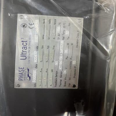 议~菲仕PHASE19KW交流永磁同步伺服电机U30710