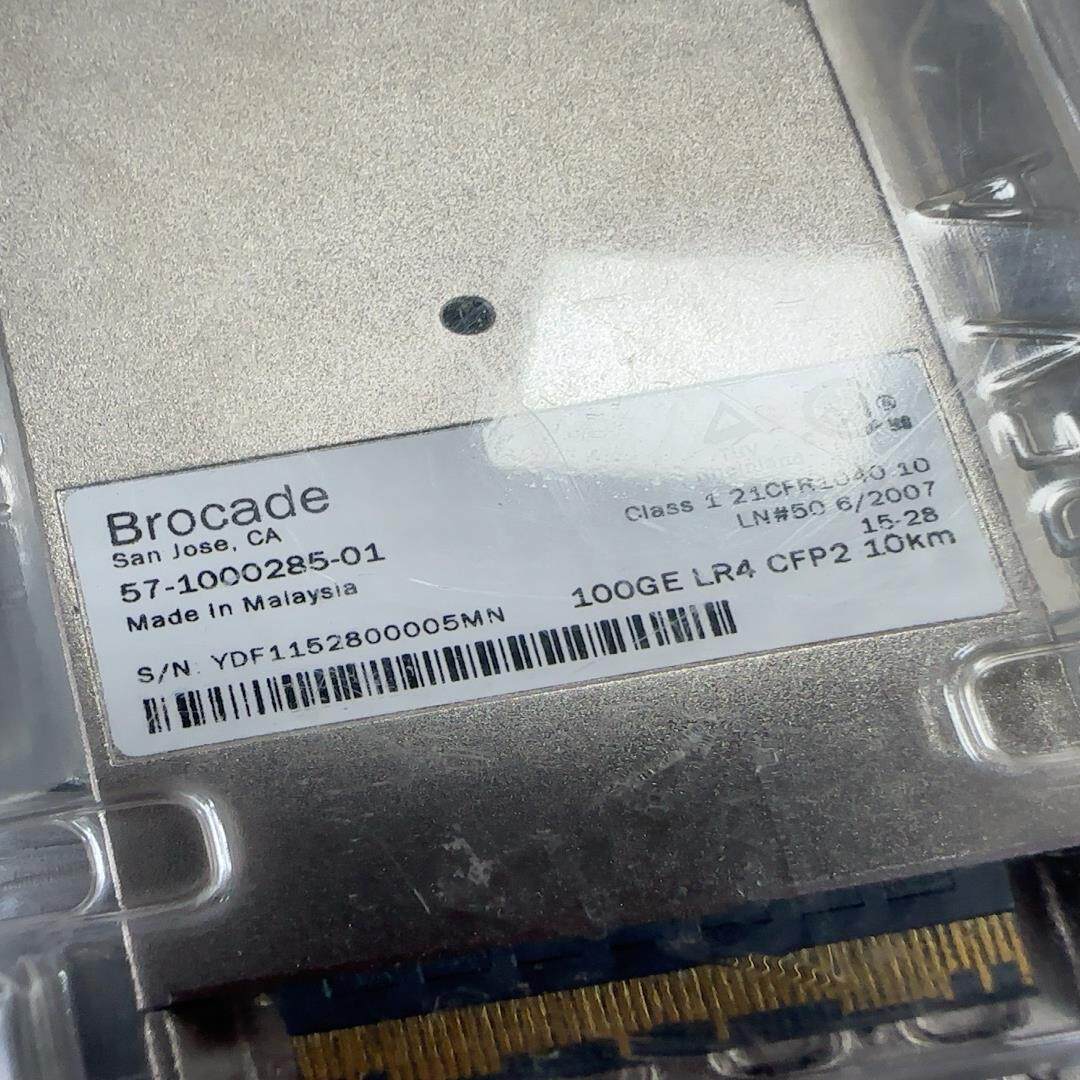 议~Brocade博科光纤模块100G LR4 CFP2 10K
