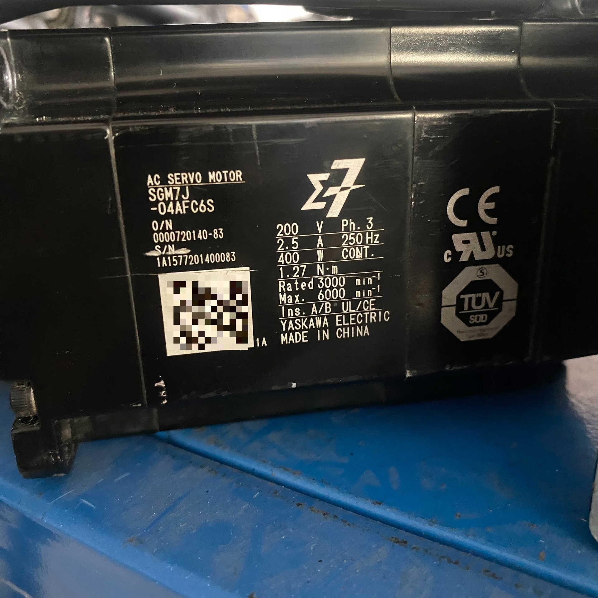 议~#YASKAWA/安川 SGM7J-04AFC6S