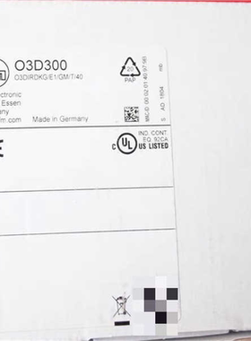 【顺庆】Ifm O3D300 易福门全新3D传感器 O3DIRDKG【议价】