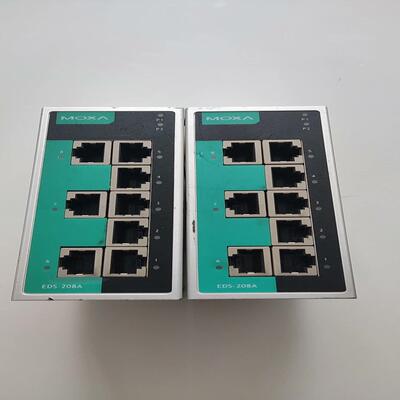 【汇生】摩莎moxa交换机EDS-208A，功能测试包好，实物拍摄，【议