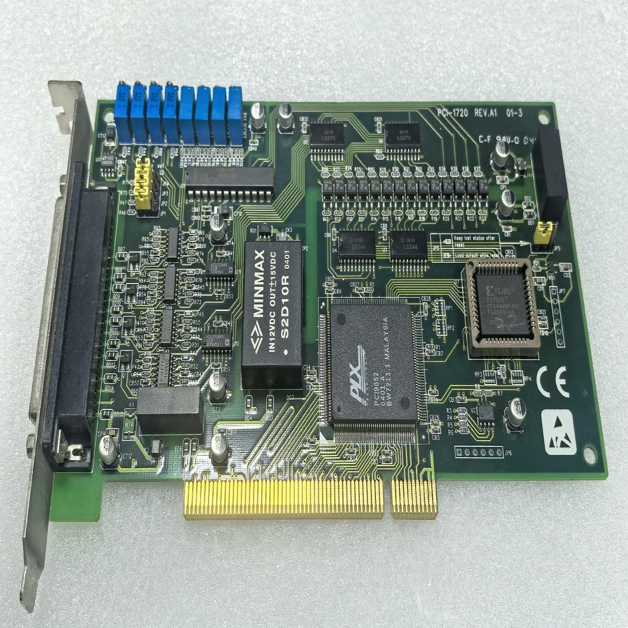 研华 PCI-1720 REV.A1  01-3采集卡，(崽崽配件）
