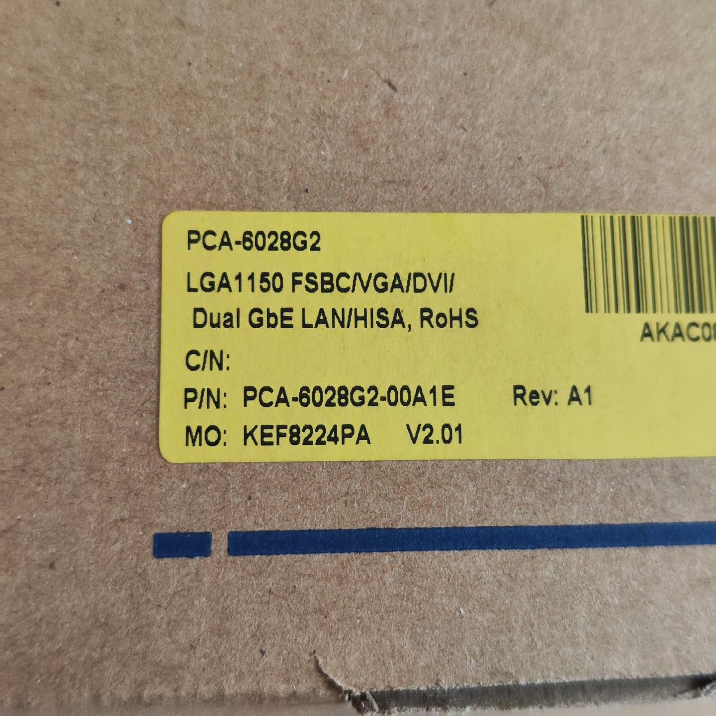 研华 PCA-6028G2-00A1E 长卡主板（豆豆设备）