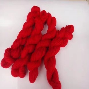大红色毛线结婚喜庆婚礼红线丝线团平安线新年中国红绒线婚庆
