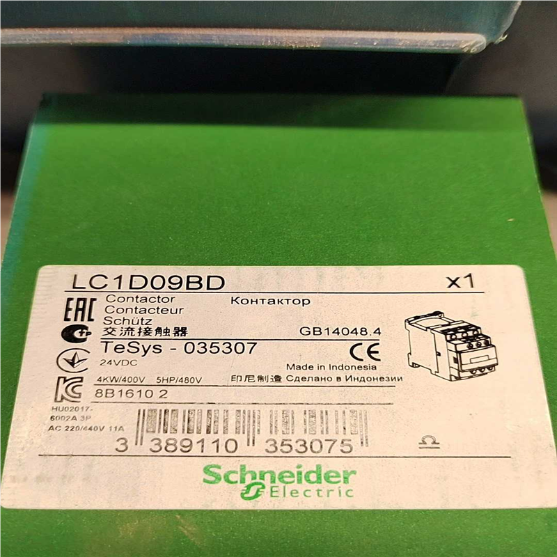 议~三极接触器LC1D09BD 9A 24V