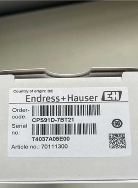 全新e+H ph电极CPS91D-7BT21，现货一支便宜卖~议价