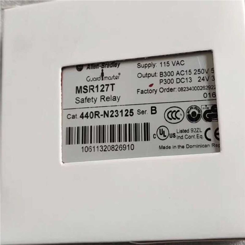 AB罗可韦尔安全继电器MSR127TP 440R-N2313议价