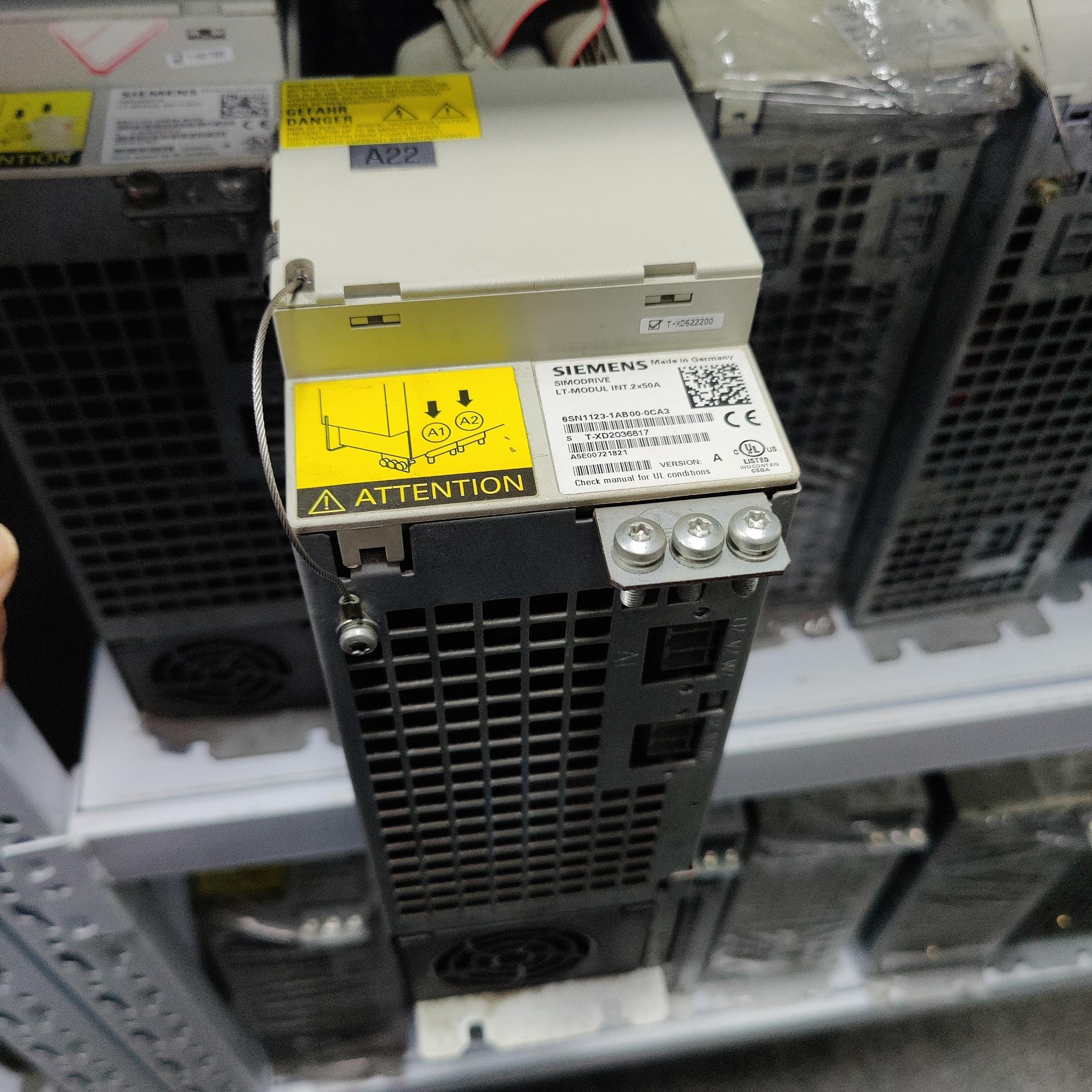 6SN1123-1AB00-0CA3 2X50A驱动器(崽崽配件）