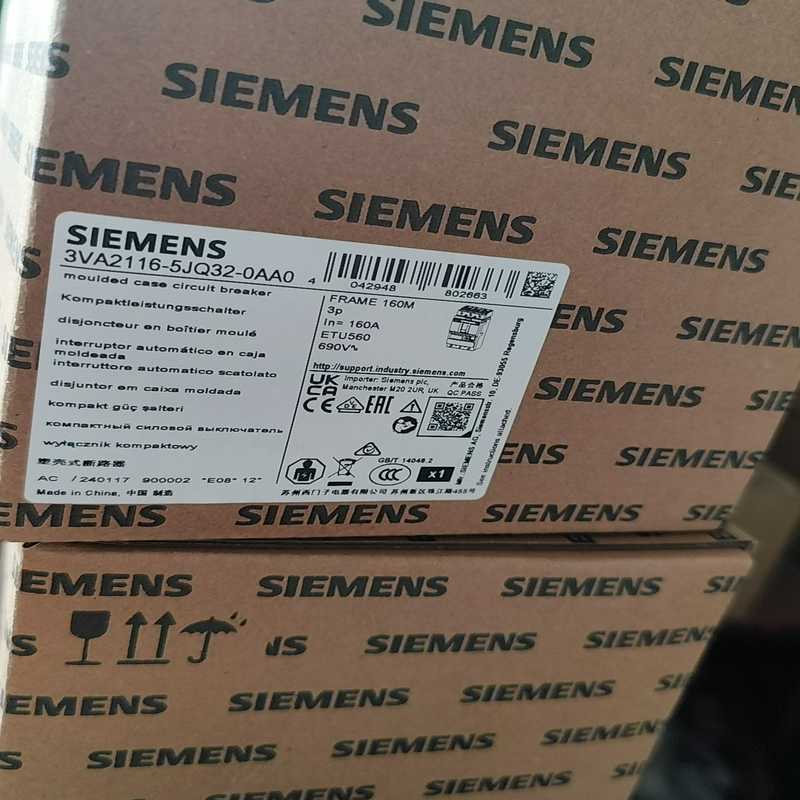 (询价)塑壳断路器3VA2116-5JQ32-0AA0，正