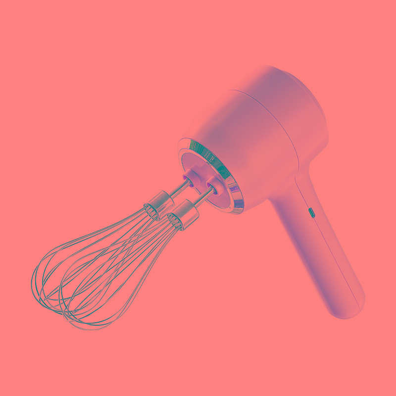 电动打蛋器家用不锈钢奶油打发器新款线充电烘焙专用小型搅拌器