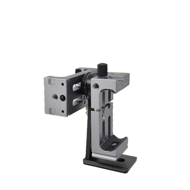 手机提词器支架铝合金夹子桌面双面直播口播手持录制视频手机夹多