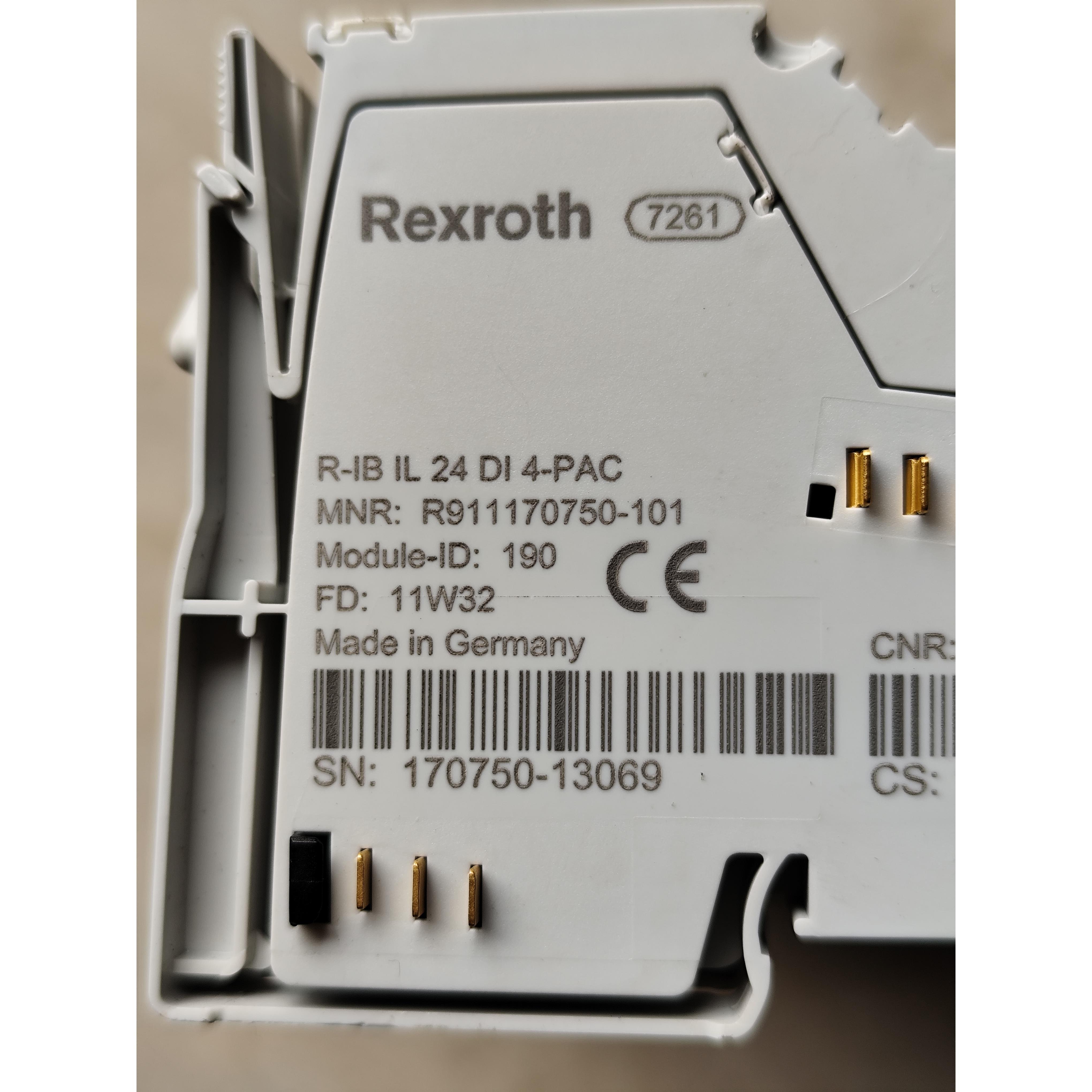 *Rexroth力士乐 模块 R-IB IL 24 DI 4-PAC  R911170750-101