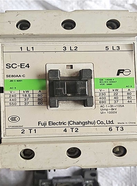 【汇生】纯新富士 SC-E4（SE80AA-C）2只！线圈电压380【议价】