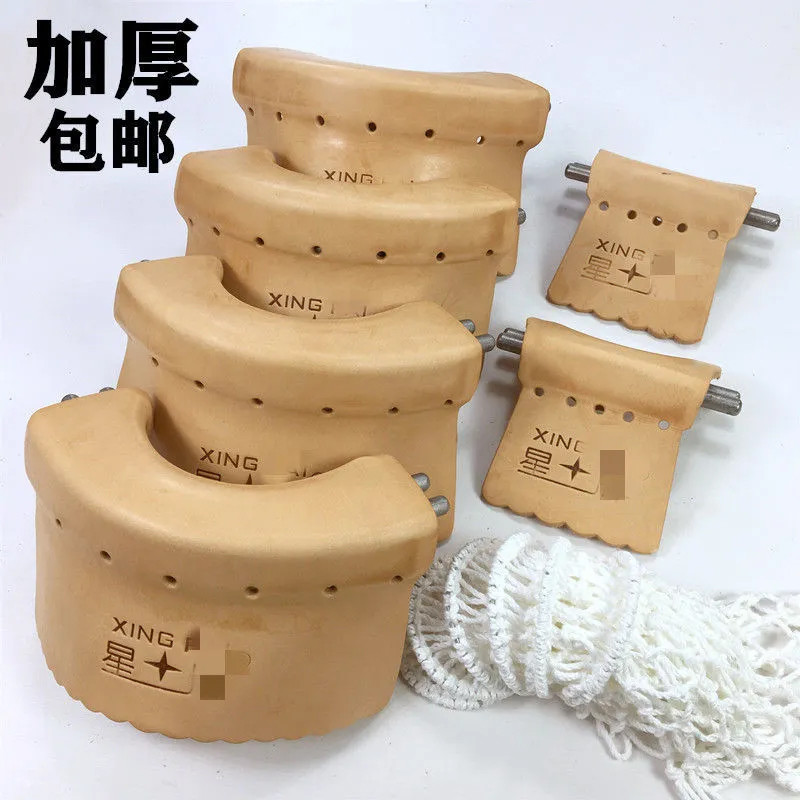 包邮加厚台球铜口皮口网兜袋口台球桌球牛皮洞口配件器材用大全