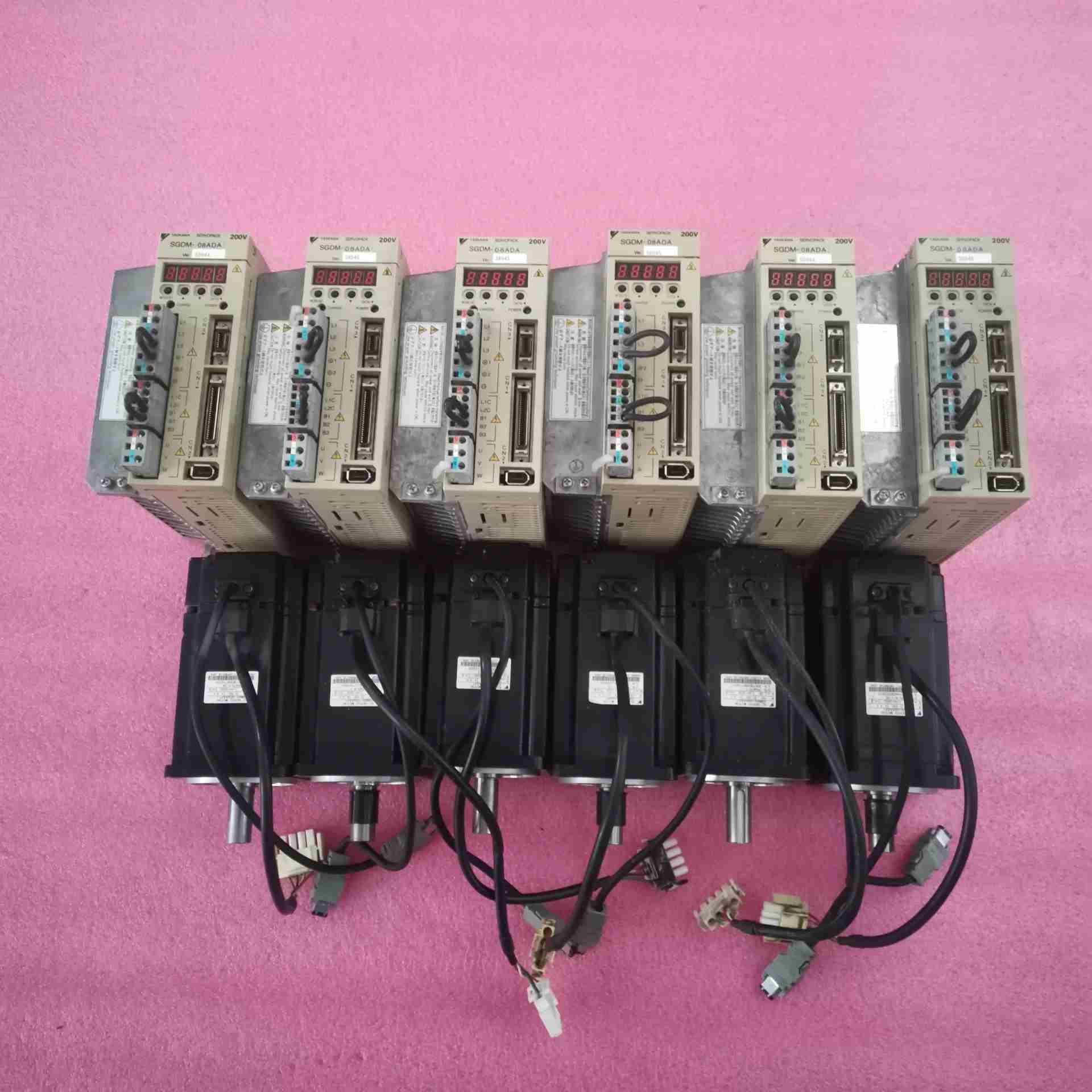 安川伺服驱动器+电机一套08kw 功能 成色还可以 议议价