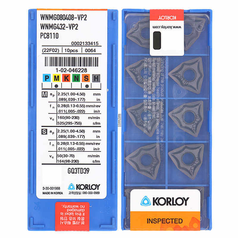 正品韩国克洛伊数控刀片 WNMG080404-VP2 WNMG080408-VP2 PC8110