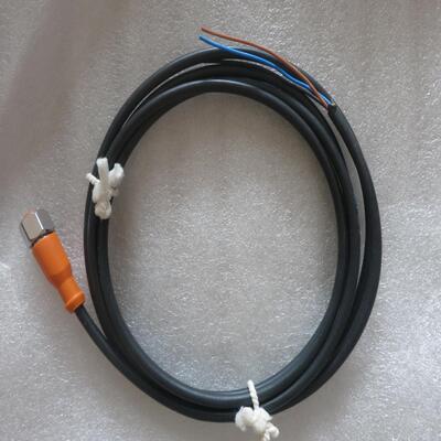 原装正IFM易福门接近开关M12 4芯连接线缆 EVM050 2M直头 现货