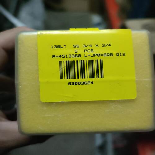询价~HAM-LET 130LT SS 3/4 软管转 3/4 接