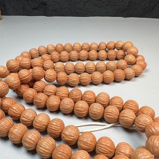 猴头原皮土豪南瓜凤羽108颗脖挂,品相一流,喜欢的朋友拍