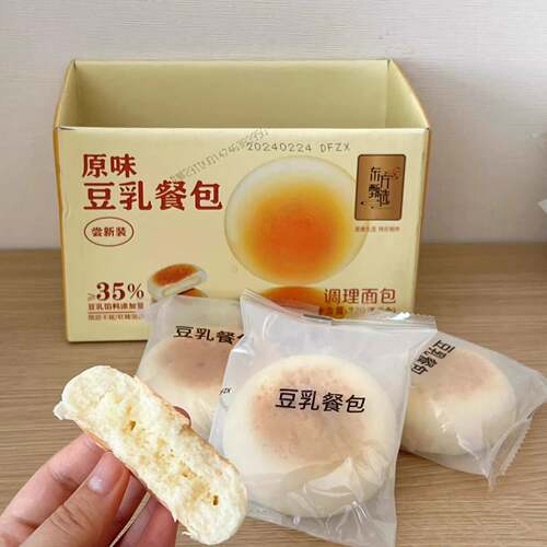 东方甄选豆乳面包红豆咖啡味餐包欧包奶香手撕夹心面包代餐早餐包