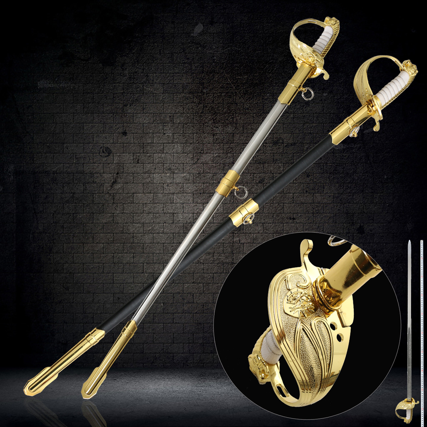 升旗仪仗队用剑金属西洋剑