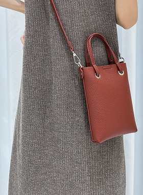 小众设计百搭小桶包韩版简约迷你水桶包抽带斜挎小包包时尚女包潮