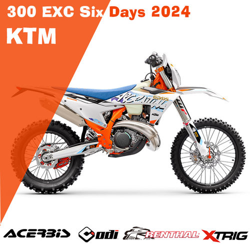 适用于2024款KTM EXC300越野摩托车改装件合集排气保护XCNC改装件