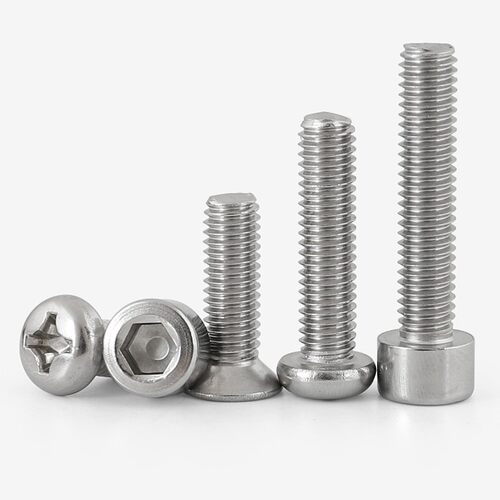 M3.5 304不锈钢内六角螺栓3y.5毫米十字平头螺钉3.5mm粗圆头螺丝
