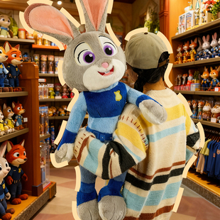 疯狂动物城2站版兔子警官毛绒玩偶公仔狐狸尼克玩具儿童生日礼物