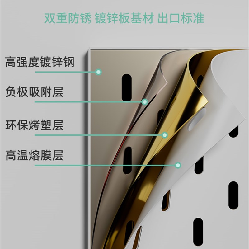 热销包管洞洞板定制遮挡L形U形管道表箱天燃气免打孔置物架装饰罩