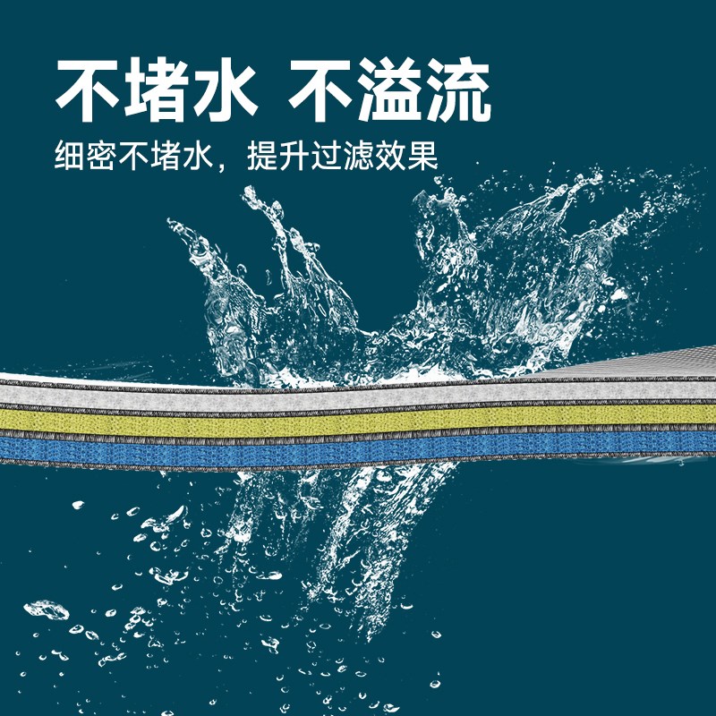 热销过滤棉鱼缸养鱼高密度过滤净化水质魔毯洗不烂生化棉过滤材料