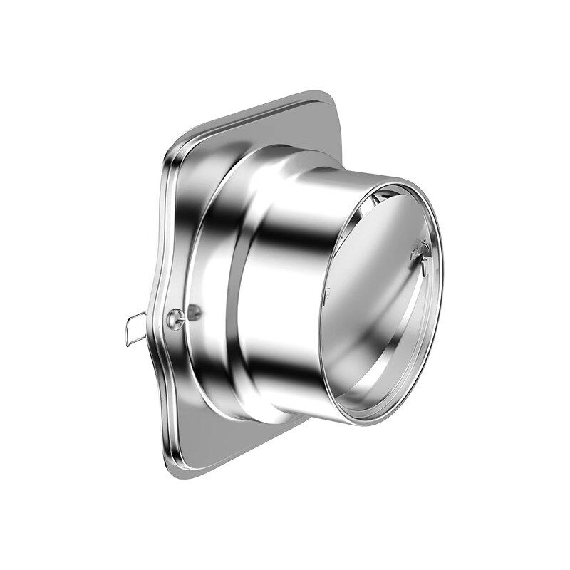 热销不锈钢烟道止逆阀厨房专用止回阀单向阀抽油烟机管道止烟阀防