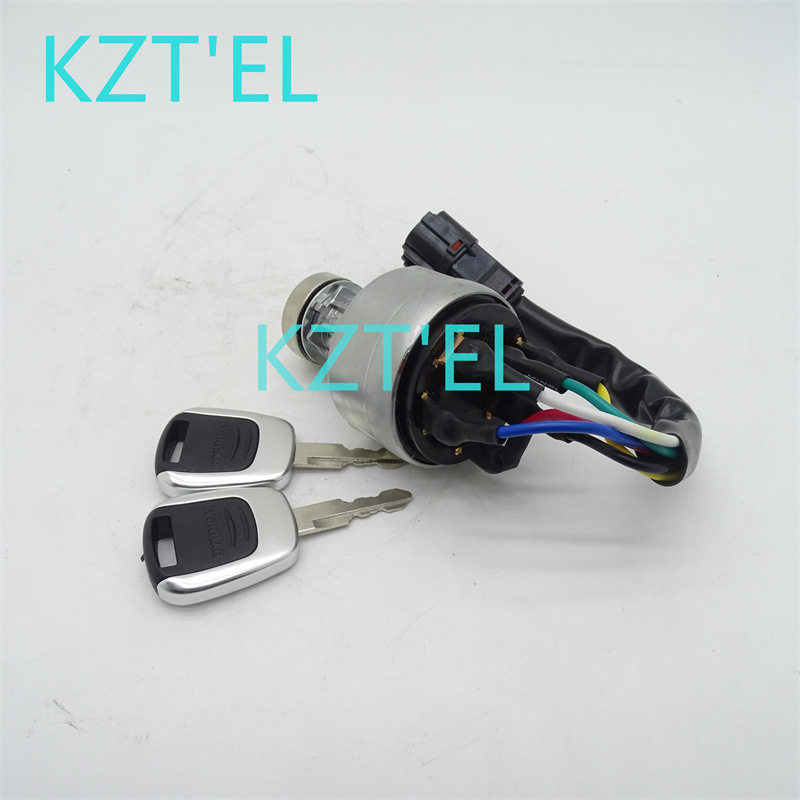 启动钥匙开关21Q4-00071适用于R140W-9R170W-9R210W-9点火开关