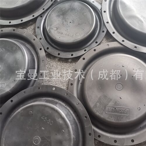 Fisher费希尔657执行机构膜片1F444302402尺寸34和40执行器隔膜片