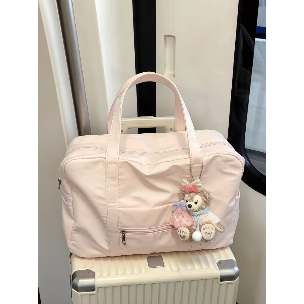 旅行包大容量女短途旅行出差轻便手提包单肩包学生开学衣服收纳包