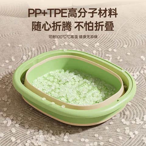 洗脚盆足浴桶家用泡脚桶带盖小腿按摩养生保温加深过可折叠加厚款