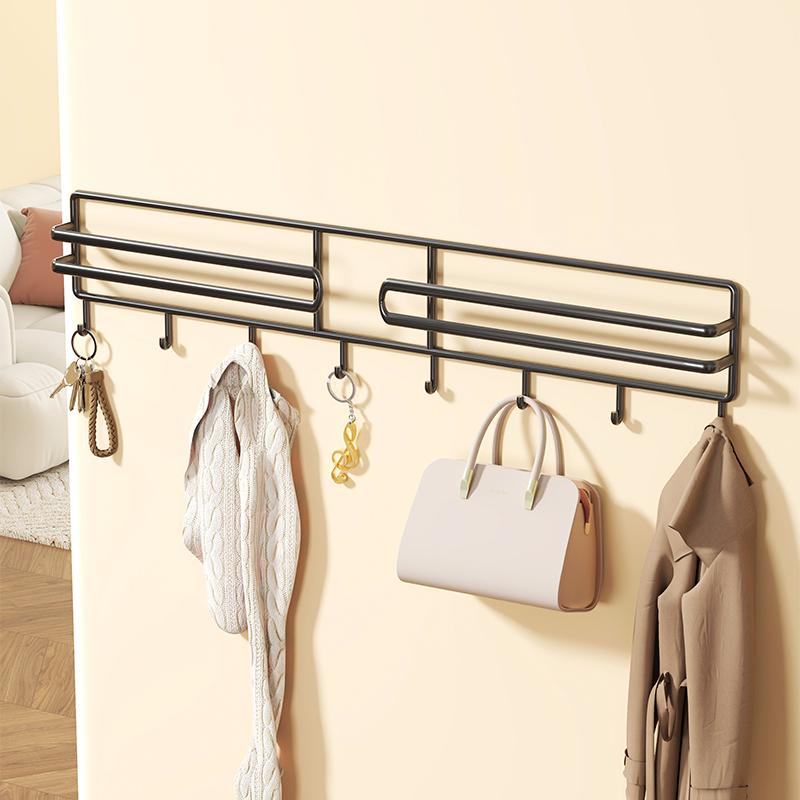 速发墙上挂衣架子后挂钩门上免打孔挂架壁无架门衣服强力挂痕挂钩