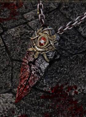 艾尔登法环周边护符兽爪吊坠项链动漫游戏周边挂坠颈链个性卫衣链