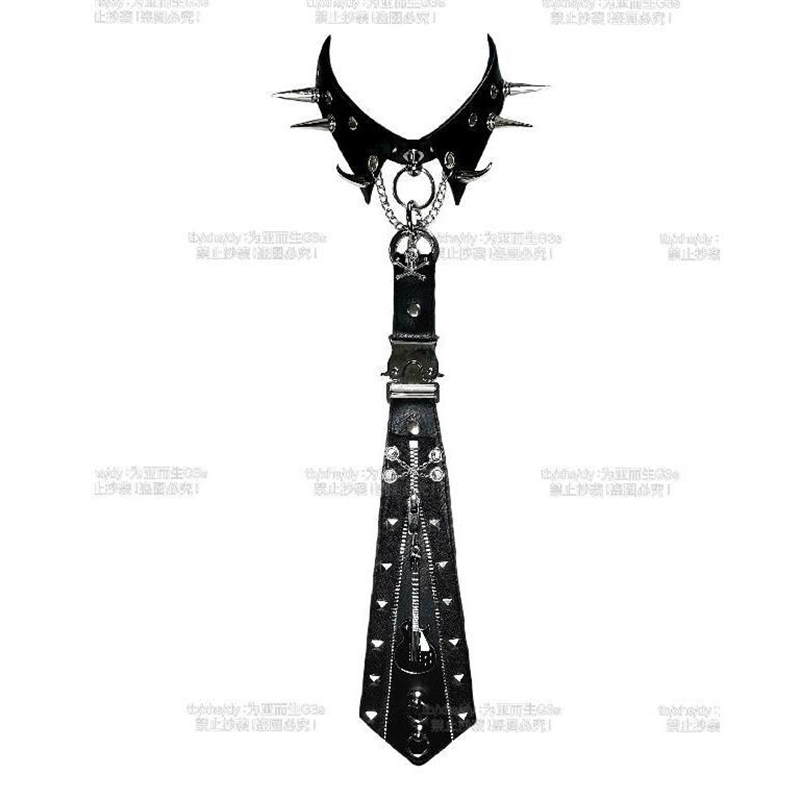 「摇滚狙击手」原创手作亚文化酷辣暗黑朋克重工领带,服饰配件/皮带/帽子/围巾,领带,淘宝优惠券,粉丝福利购,淘宝优惠卷
